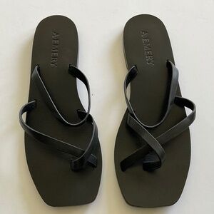 A. EMERY Colby Leather Sandals Back Size EU 38